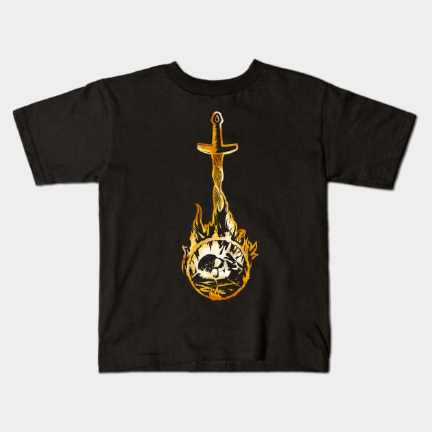 The Bonfire Kids T-Shirt by Gryphic